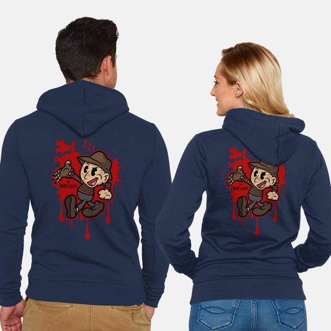 The Dream Slasher-Unisex-Zip-Up-Sweatshirt-janlangpoako