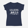 The Killers-Womens-V-Neck-Tee-rmatix