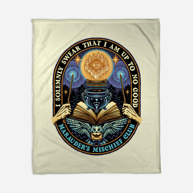 Mischief Club-None-Fleece-Blanket-glitchygorilla