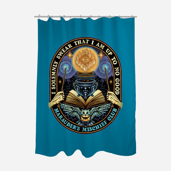 Mischief Club-None-Polyester-Shower Curtain-glitchygorilla