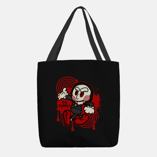 The Puppet-None-Basic Tote-Bag-janlangpoako