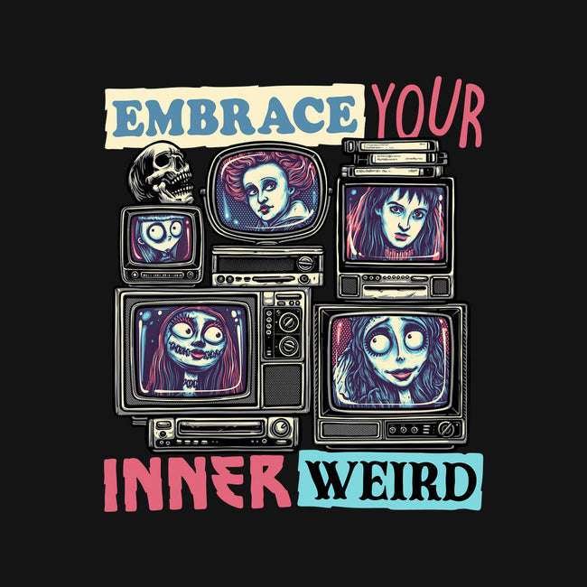 Embrace Your Inner Weird-None-Removable Cover w Insert-Throw Pillow-glitchygorilla