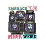 Embrace Your Inner Weird-Womens-Off Shoulder-Sweatshirt-glitchygorilla