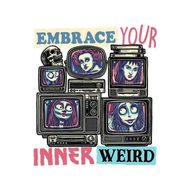 Embrace Your Inner Weird-None-Removable Cover w Insert-Throw Pillow-glitchygorilla