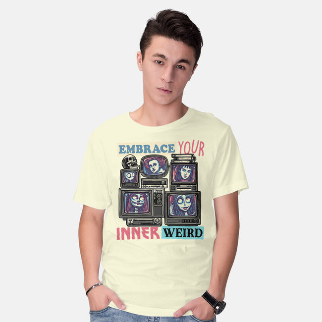 Embrace Your Inner Weird-Mens-Basic-Tee-glitchygorilla