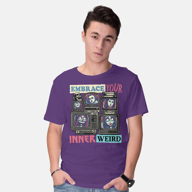 Embrace Your Inner Weird-Mens-Basic-Tee-glitchygorilla