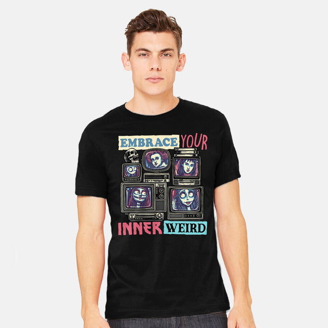 Embrace Your Inner Weird-Mens-Heavyweight-Tee-glitchygorilla