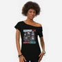 Embrace Your Inner Weird-Womens-Off Shoulder-Tee-glitchygorilla