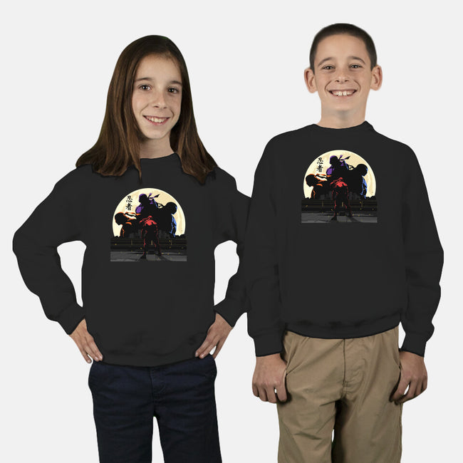 Ninjas-Youth-Crew Neck-Sweatshirt-Jaydelacruz