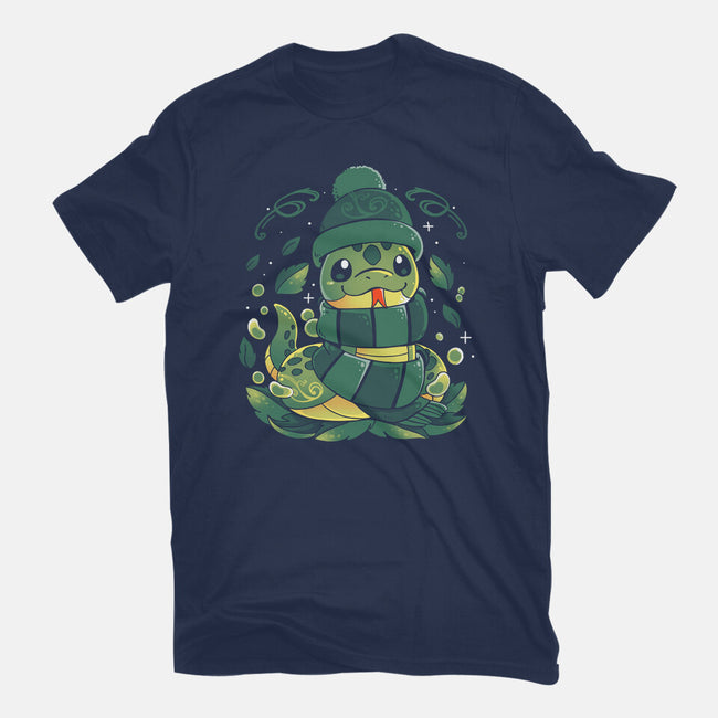Winter Green Magic-Womens-Fitted-Tee-Vallina84