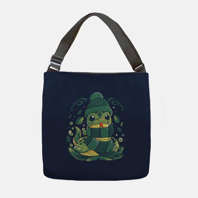 Winter Green Magic-None-Adjustable Tote-Bag-Vallina84