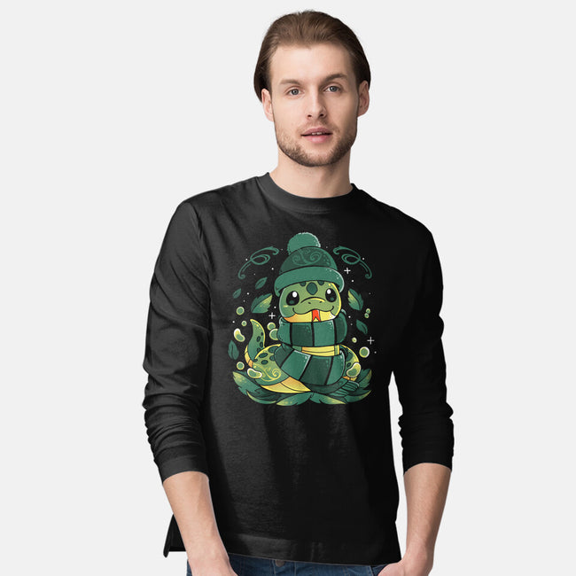 Winter Green Magic-Mens-Long Sleeved-Tee-Vallina84