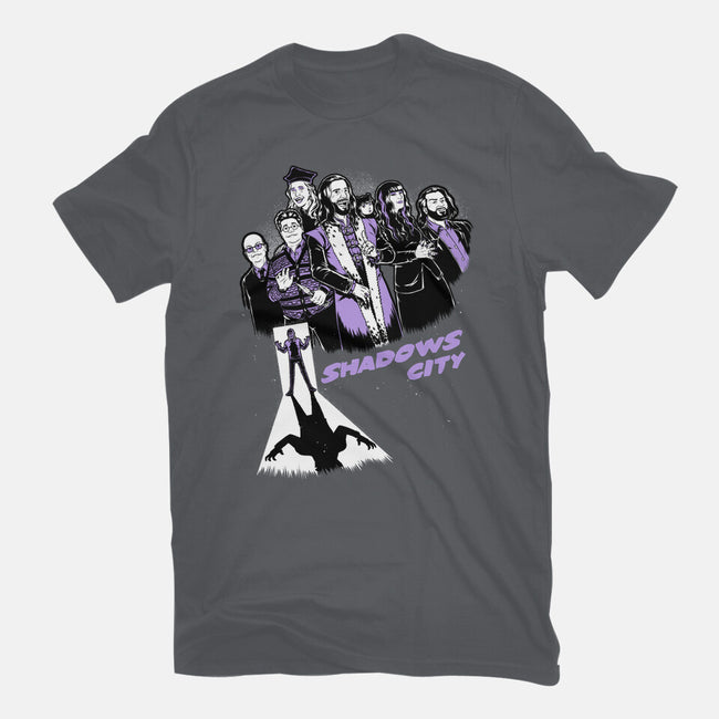 Shadows City-Womens-Fitted-Tee-Studio Mootant