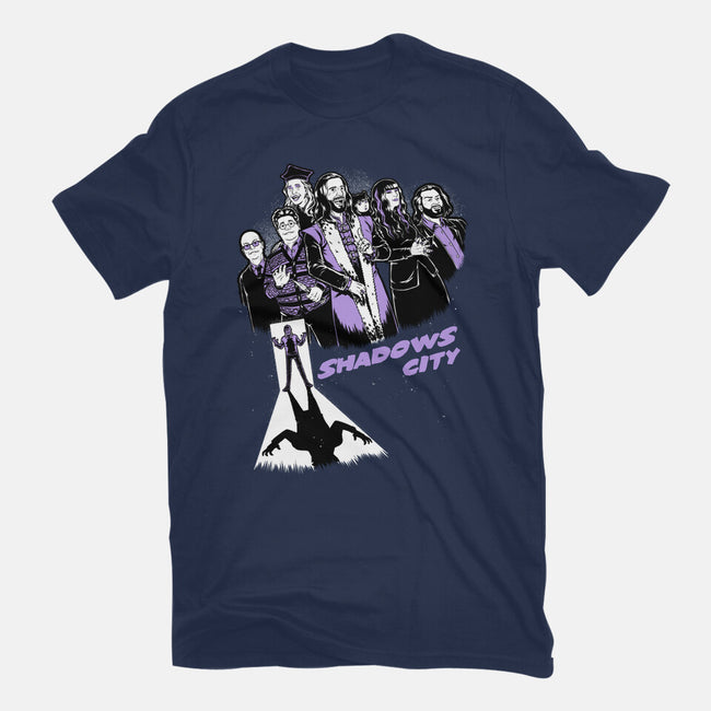 Shadows City-Womens-Fitted-Tee-Studio Mootant