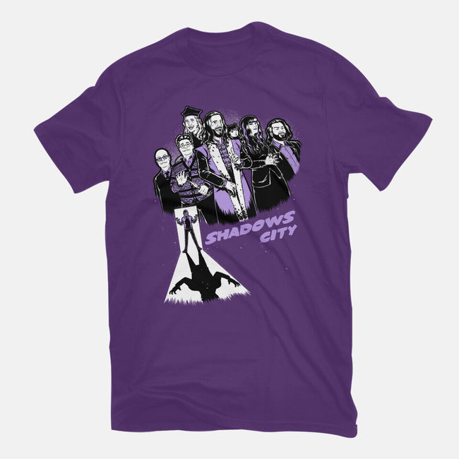 Shadows City-Womens-Fitted-Tee-Studio Mootant