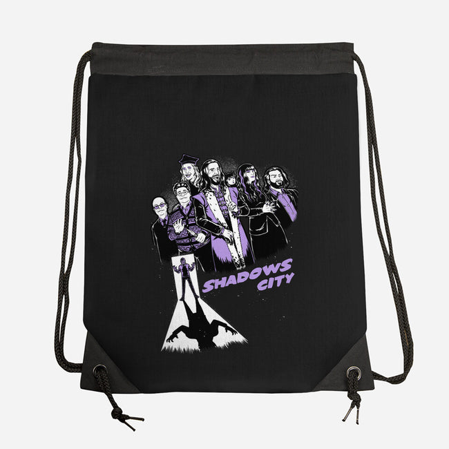 Shadows City-None-Drawstring-Bag-Studio Mootant