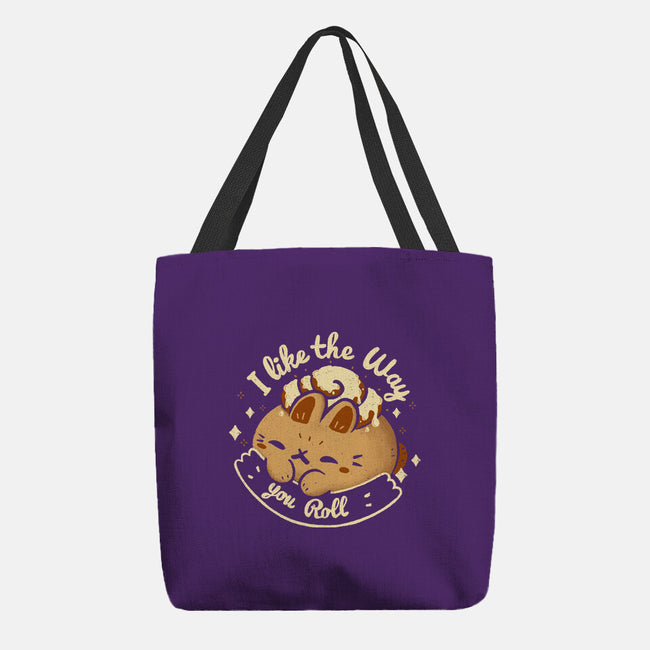 Kawaii Cinnabon Roll Bunny-None-Basic Tote-Bag-xMorfina