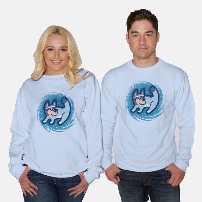 The Blue Queen-Unisex-Crew Neck-Sweatshirt-IdeasConPatatas