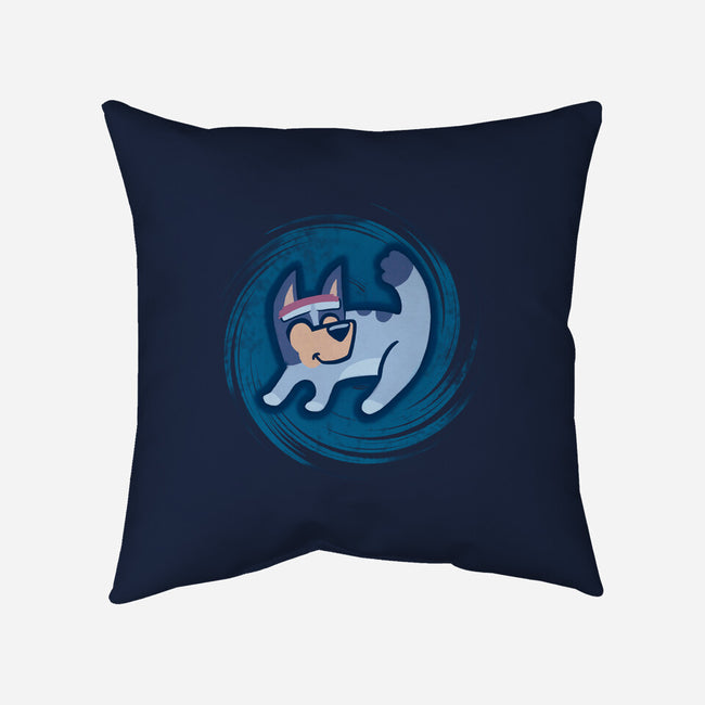 The Blue Queen-None-Removable Cover w Insert-Throw Pillow-IdeasConPatatas