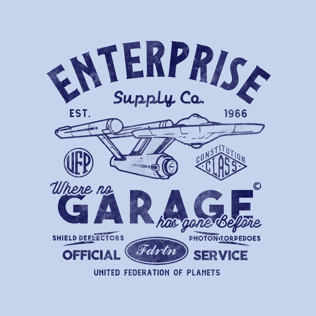 Enterprise Garage-Unisex-Kitchen-Apron-Arinesart