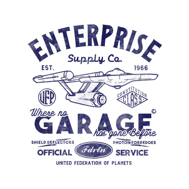 Enterprise Garage-Unisex-Crew Neck-Sweatshirt-Arinesart