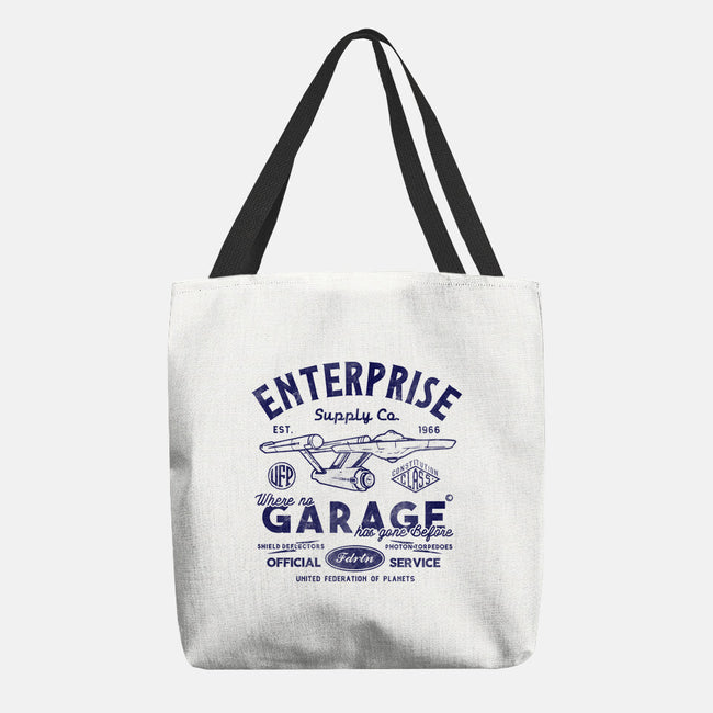 Enterprise Garage-None-Basic Tote-Bag-Arinesart