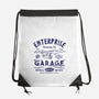 Enterprise Garage-None-Drawstring-Bag-Arinesart