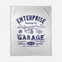 Enterprise Garage-None-Fleece-Blanket-Arinesart