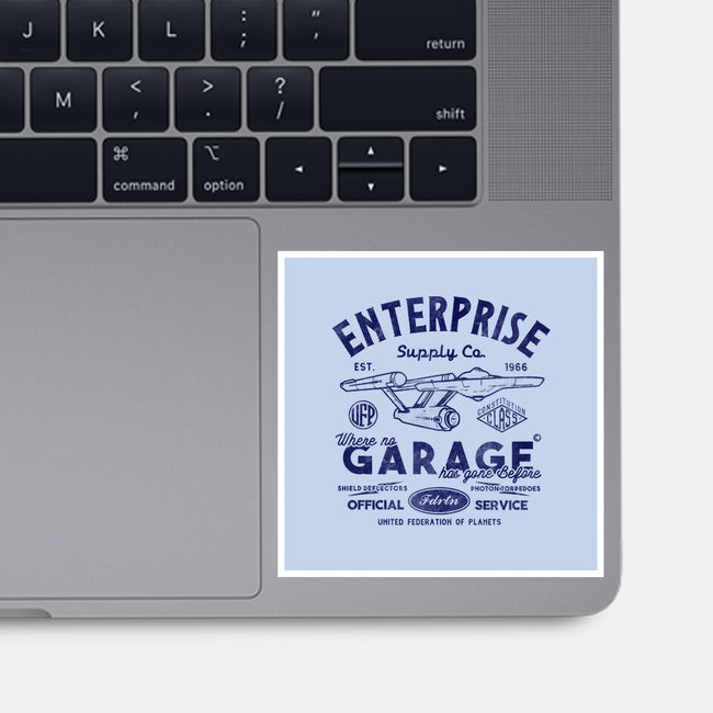 Enterprise Garage-None-Glossy-Sticker-Arinesart