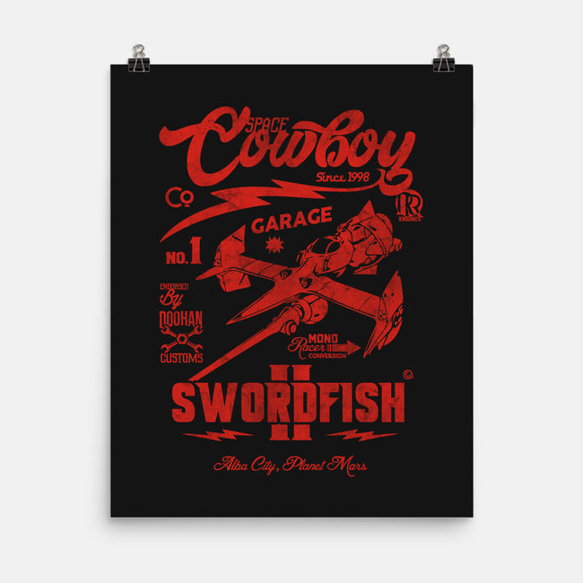 Cowboy Garage-None-Matte-Poster-Arinesart