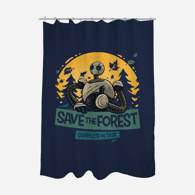 Save The Forest-None-Polyester-Shower Curtain-teesgeex