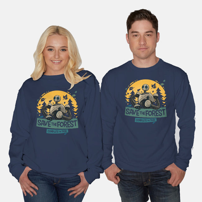 Save The Forest-Unisex-Crew Neck-Sweatshirt-teesgeex