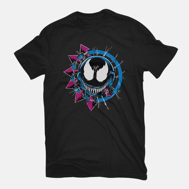 Venom Smiley-Womens-Fitted-Tee-joerawks