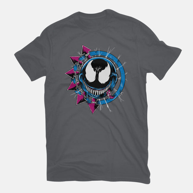 Venom Smiley-Womens-Fitted-Tee-joerawks
