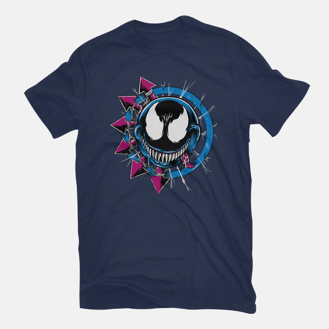 Venom Smiley-Womens-Fitted-Tee-joerawks