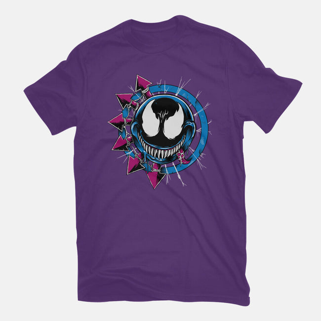 Venom Smiley-Womens-Fitted-Tee-joerawks