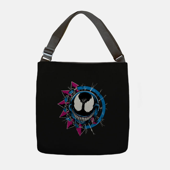 Venom Smiley-None-Adjustable Tote-Bag-joerawks