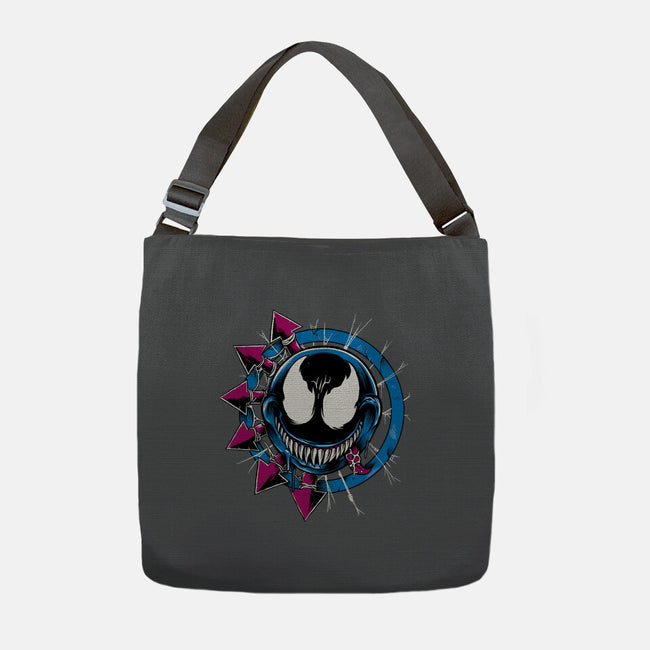 Venom Smiley-None-Adjustable Tote-Bag-joerawks