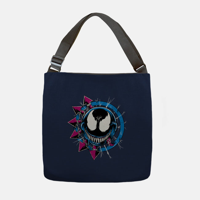 Venom Smiley-None-Adjustable Tote-Bag-joerawks