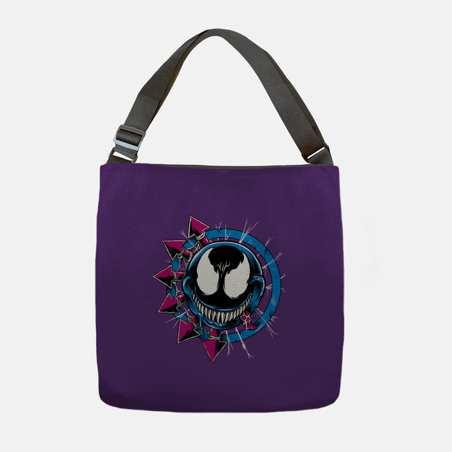 Venom Smiley-None-Adjustable Tote-Bag-joerawks