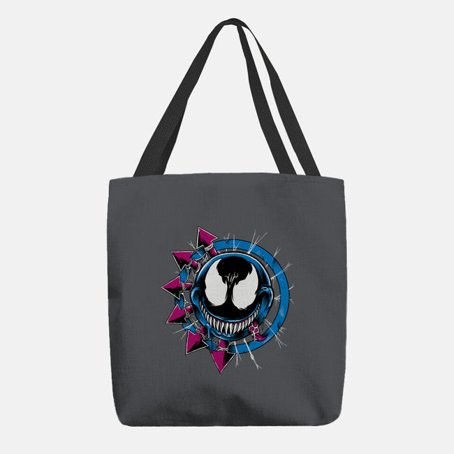 Venom Smiley-None-Basic Tote-Bag-joerawks