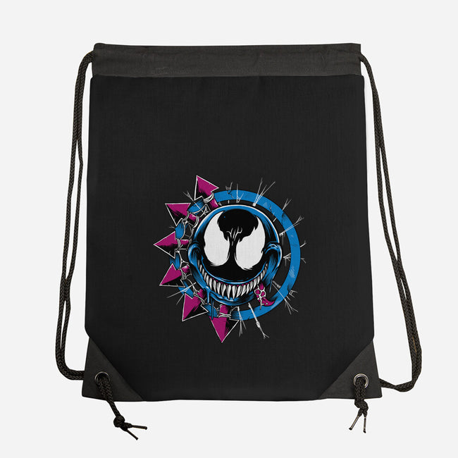 Venom Smiley-None-Drawstring-Bag-joerawks