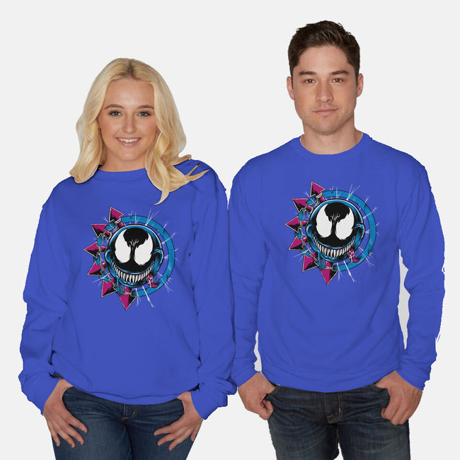 Venom Smiley-Unisex-Crew Neck-Sweatshirt-joerawks