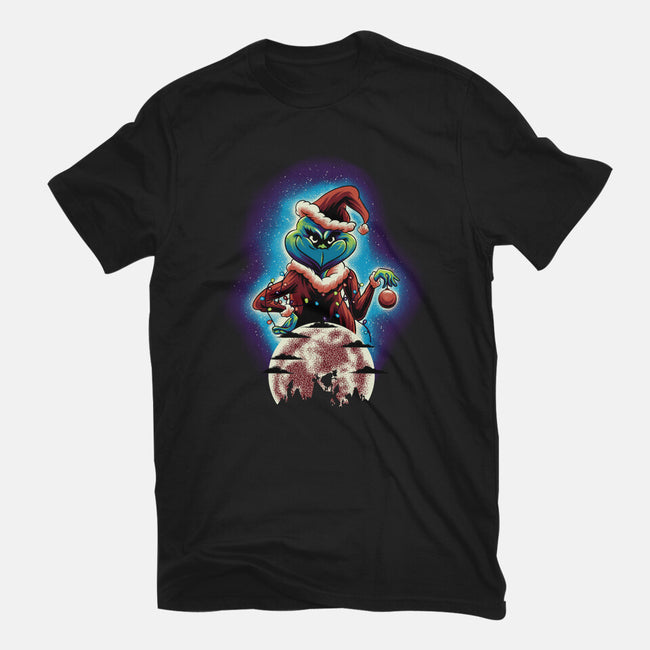 The Christmas Thief-Womens-Fitted-Tee-rmatix