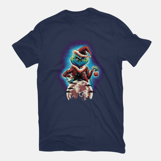 The Christmas Thief-Womens-Fitted-Tee-rmatix