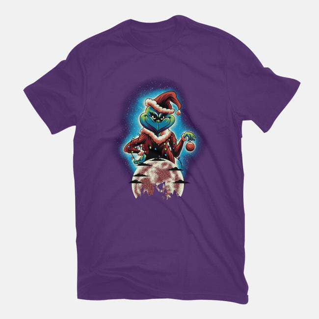 The Christmas Thief-Womens-Fitted-Tee-rmatix