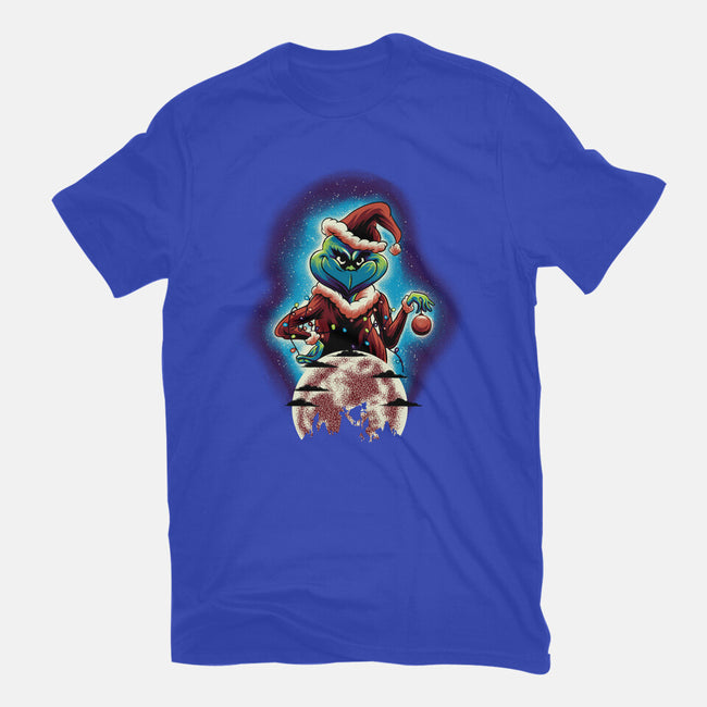 The Christmas Thief-Womens-Fitted-Tee-rmatix