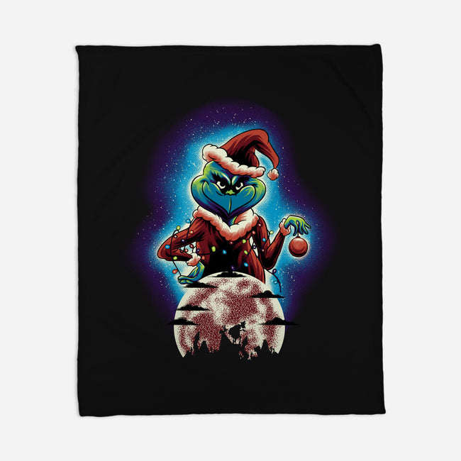 The Christmas Thief-None-Fleece-Blanket-rmatix