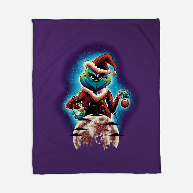 The Christmas Thief-None-Fleece-Blanket-rmatix