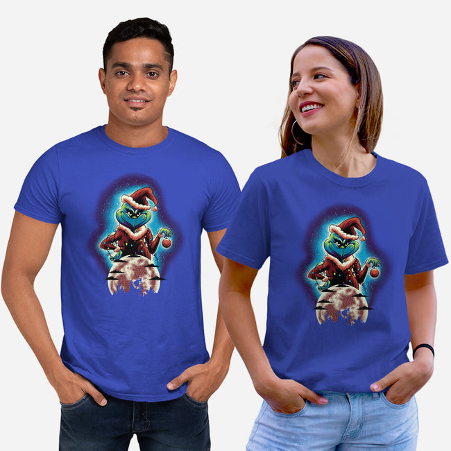 The Christmas Thief-Unisex-Basic-Tee-rmatix